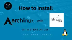 btrfs文件系统安装archlinux的分区&子卷记录